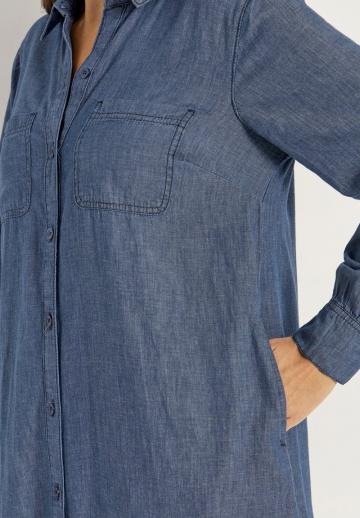 Джинсовое платье