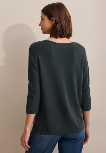 Пуловер с рукавом три четверти