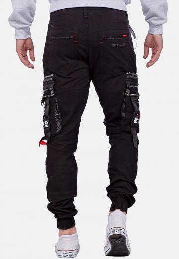 Брюки с накладными карманами