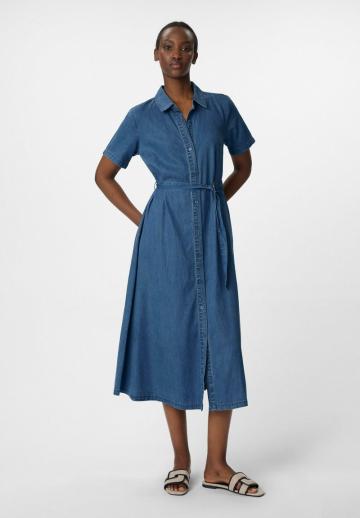 Джинсовое платье