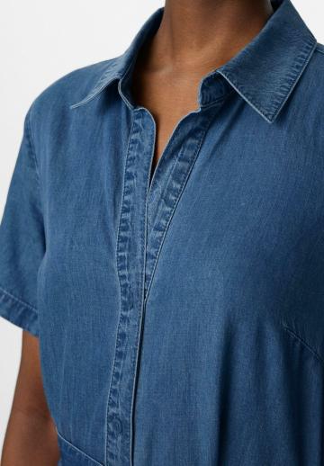 Джинсовое платье