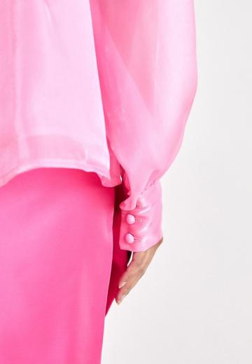 Атласная блузка