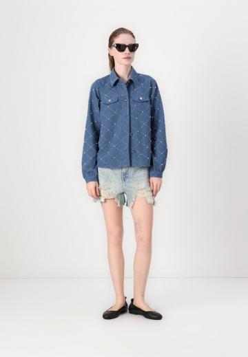 Джинсовая блузка