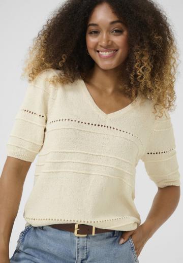 Пуловер с коротким рукавом