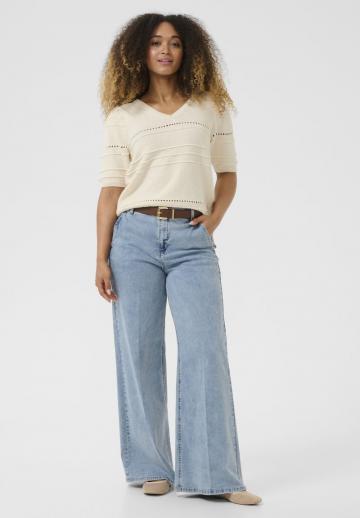 Пуловер с коротким рукавом