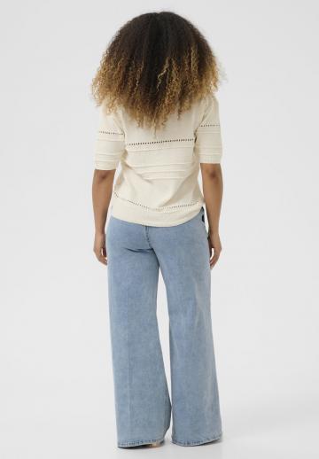 Пуловер с коротким рукавом