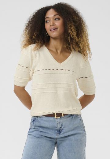 Пуловер с коротким рукавом