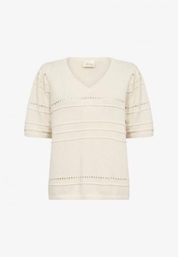 Пуловер с коротким рукавом