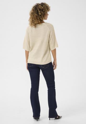 Пуловер с рукавом три четверти