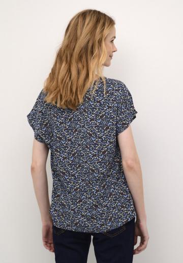 Атласная блузка