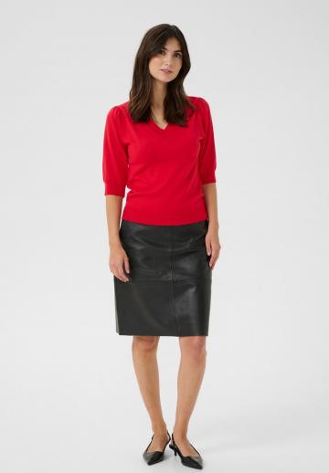 Пуловер с коротким рукавом