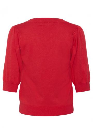 Пуловер с коротким рукавом