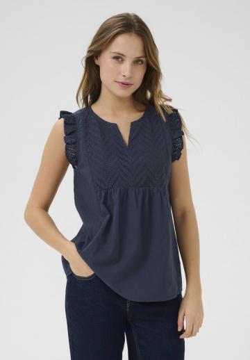 Блузка без рукавов