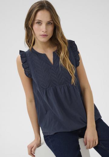 Блузка без рукавов