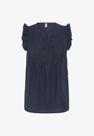 Блузка без рукавов