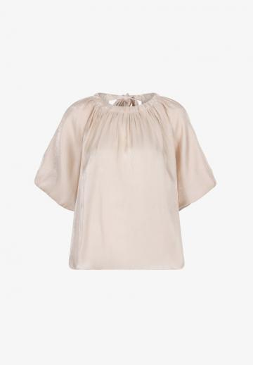 Атласная блузка