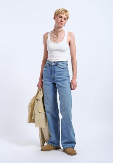 Прямые джинсы