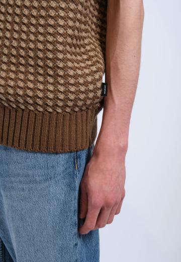 Пуловер с коротким рукавом