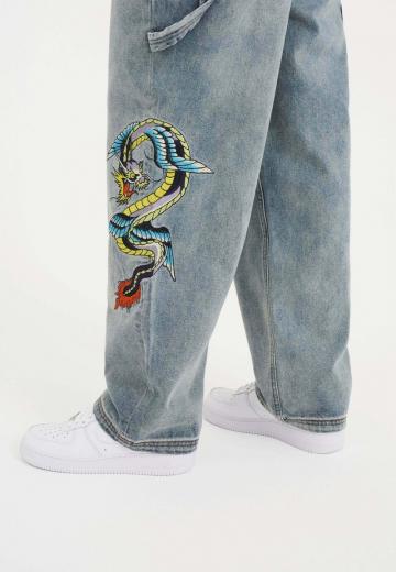 Прямые джинсы