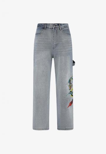 Прямые джинсы