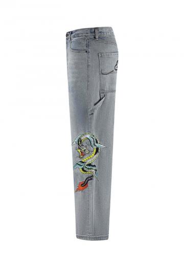 Прямые джинсы