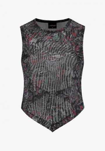 Длинный топ