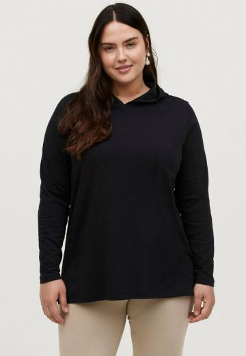 Пуловер с капюшоном