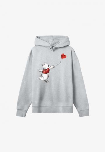 Пуловер с капюшоном