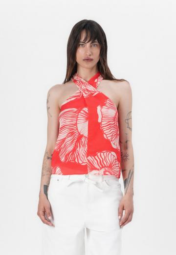 Блузка без рукавов