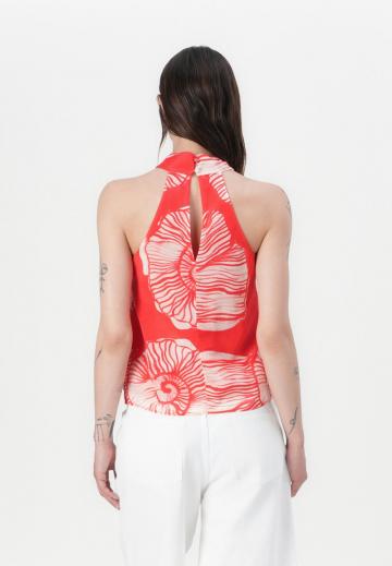 Блузка без рукавов