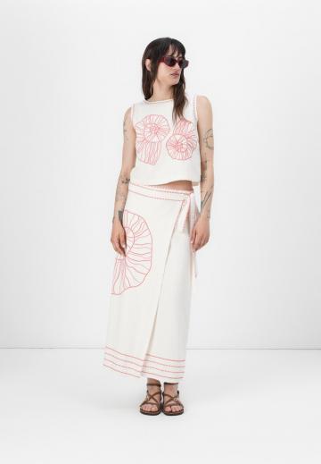 Блузка без рукавов