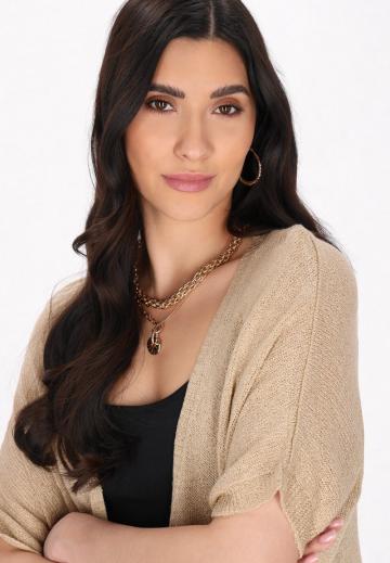 Длинный жилет