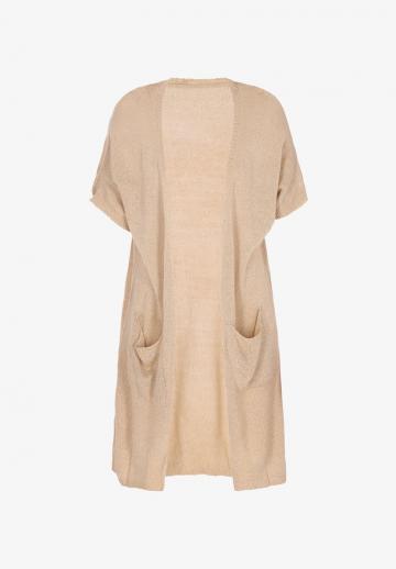 Длинный жилет