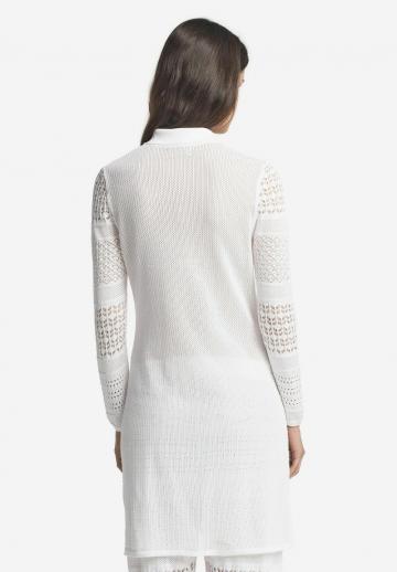 Длинный жилет