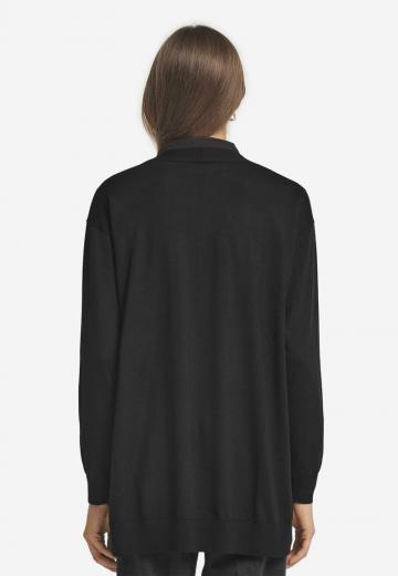 Длинный жилет