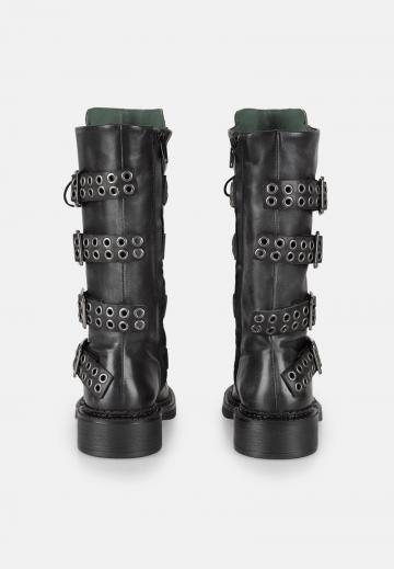 Сапоги на шнуровке