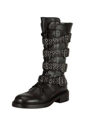 Сапоги на шнуровке