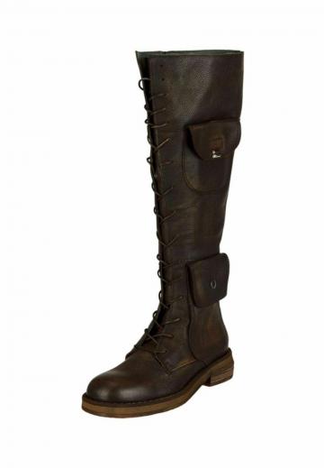 Сапоги на шнуровке