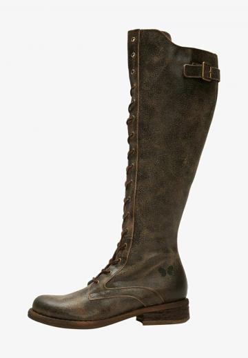 Сапоги на шнуровке