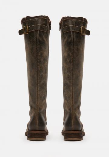 Сапоги на шнуровке