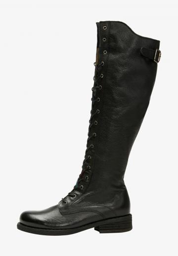 Сапоги на шнуровке