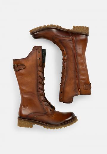 Сапоги на шнуровке