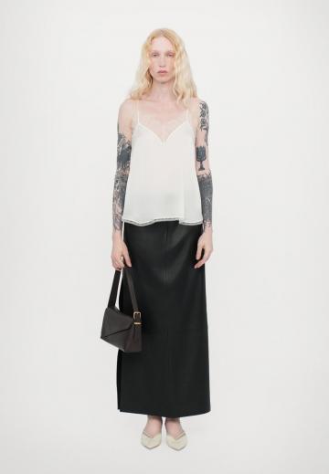 Кожаная юбка