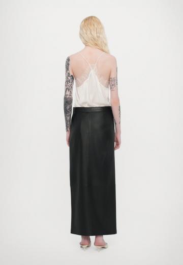 Кожаная юбка