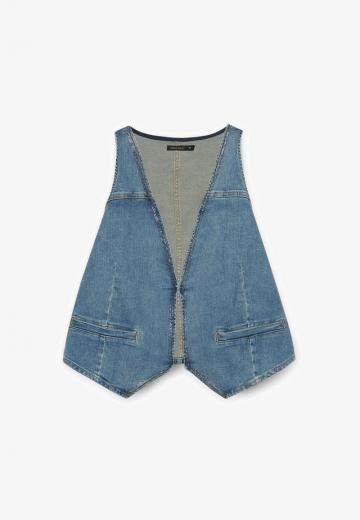 Джинсовая жилетка