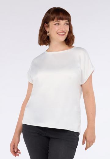 Атласная блузка