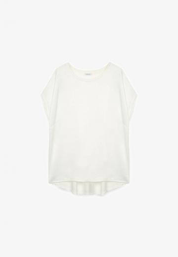 Атласная блузка