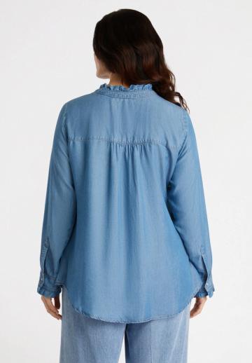 Джинсовая блузка