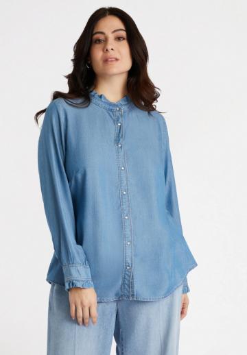 Джинсовая блузка