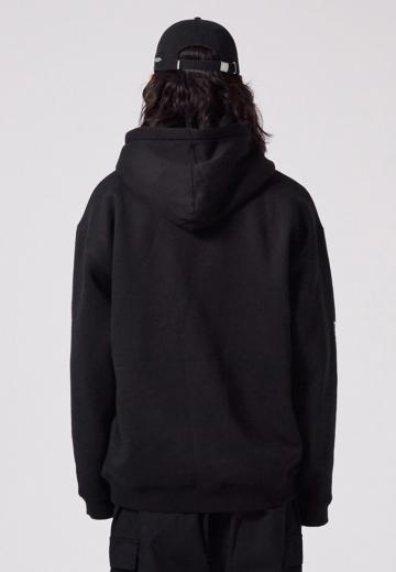 Пуловер с капюшоном